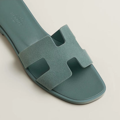 Claquettes Oran - Bleu Tonnerre