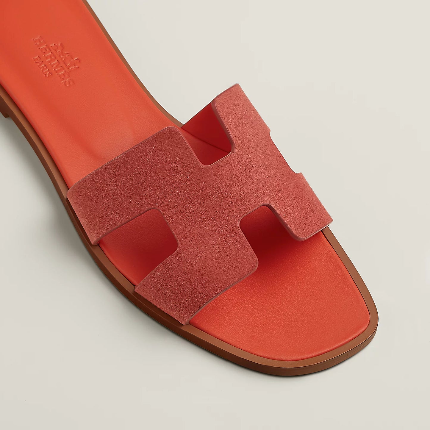 Claquettes Oran - Orange Antique