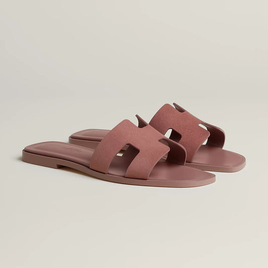 Claquettes Oran - Rose Antique