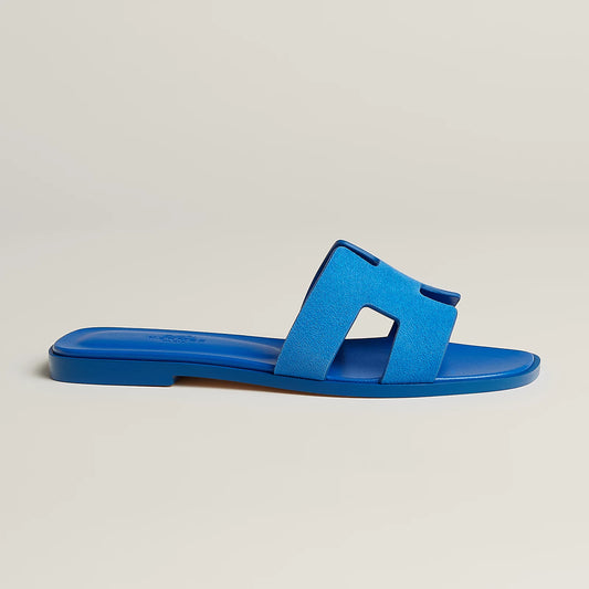 Claquettes Oran - Bleu Pacifique