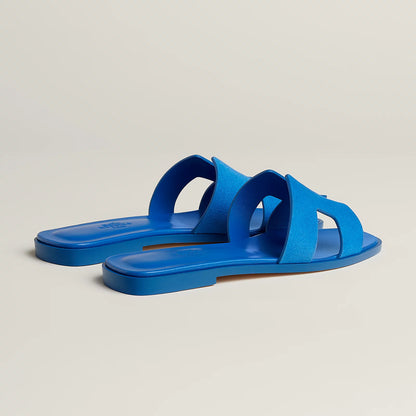 Claquettes Oran - Bleu Pacifique