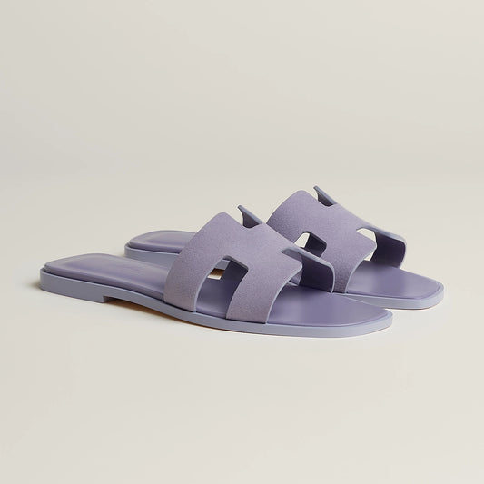 Claquettes Oran - Violet Glycine