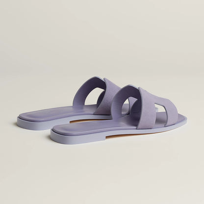 Claquettes Oran - Violet Glycine