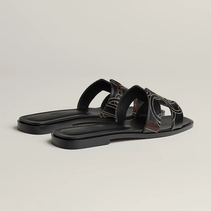 Claquettes Oran - Black Monogram