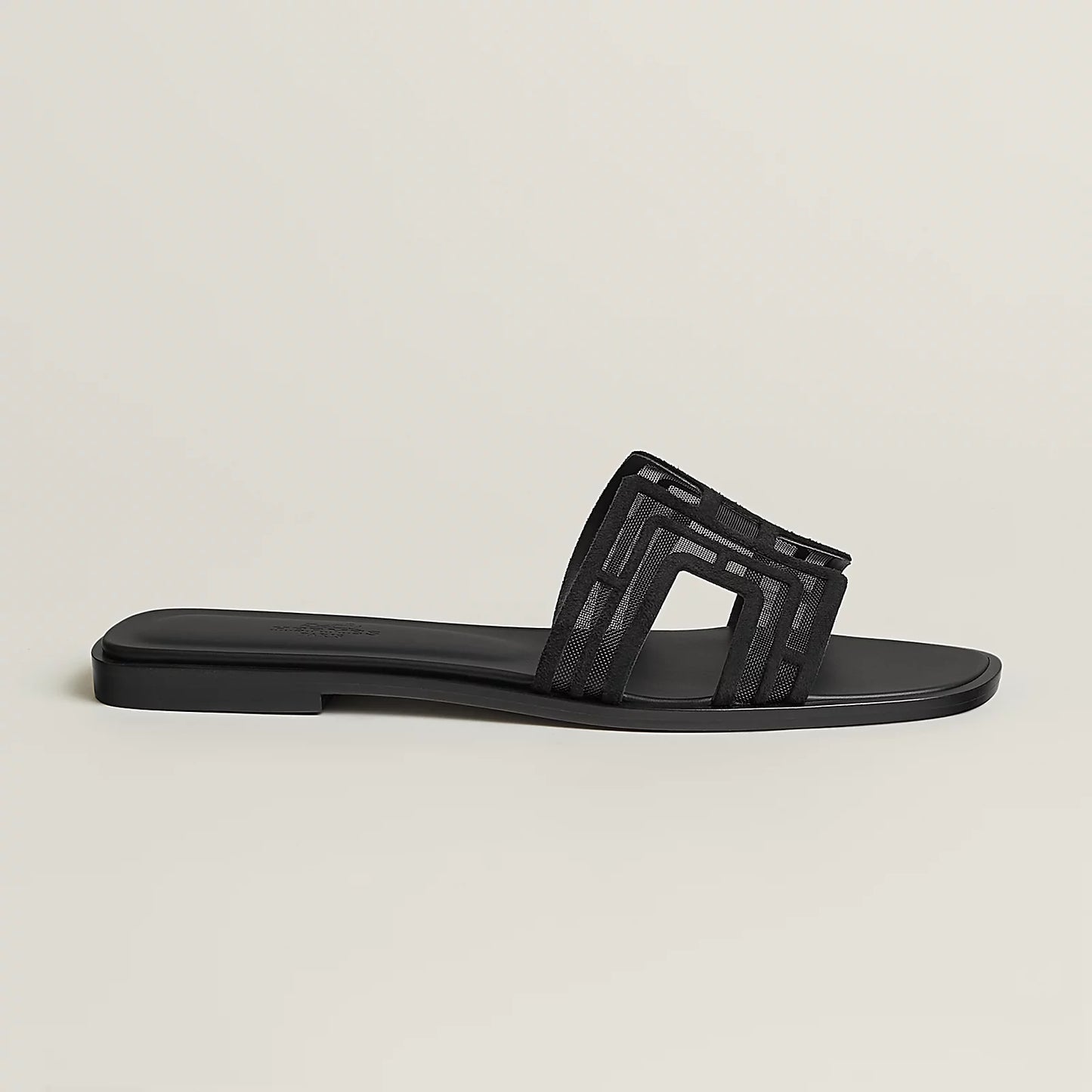 Claquettes Oran - Black Dentelle