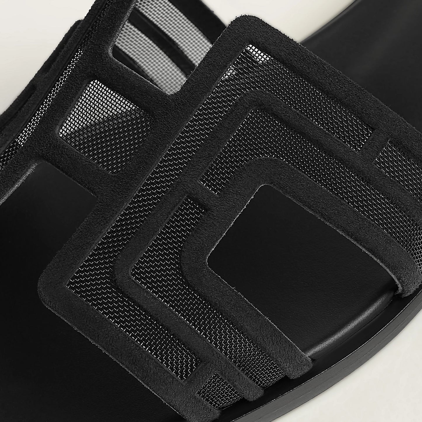 Claquettes Oran - Black Dentelle