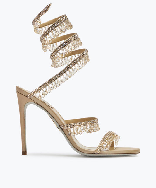 Talons Chandelier Champagne avec Cristaux 105