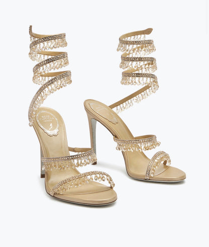 Talons Chandelier Champagne avec Cristaux 105