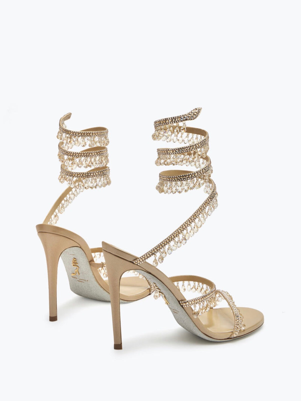 Talons Chandelier Champagne avec Cristaux 105