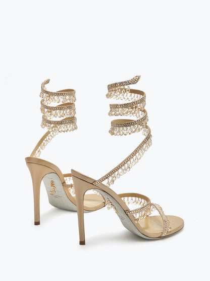 Talons Chandelier Champagne avec Cristaux 105