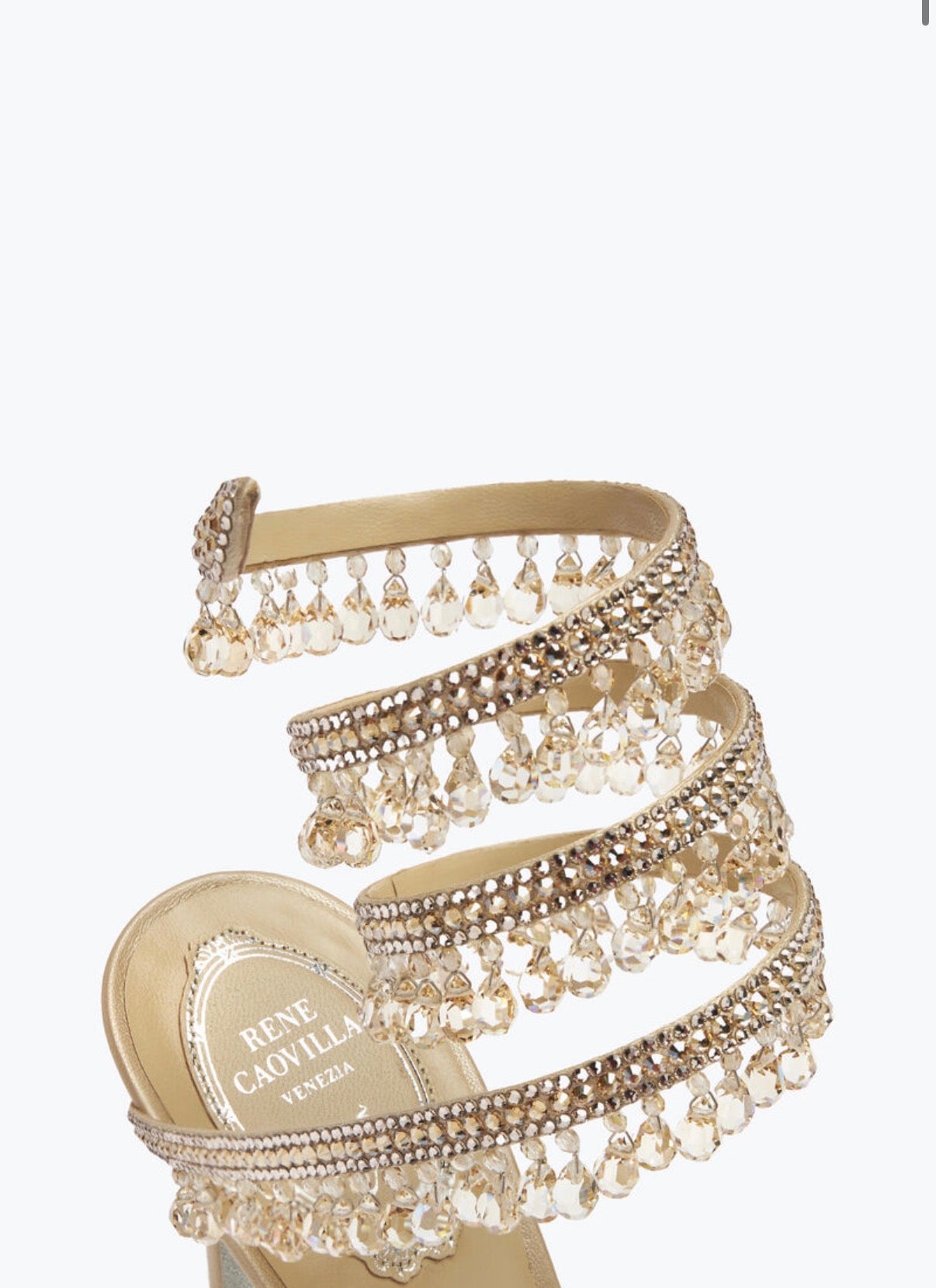 Talons Chandelier Champagne avec Cristaux 105