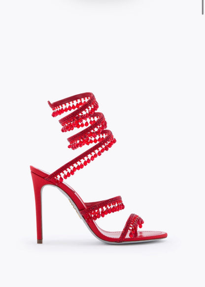 Talons Chandelier Rouge