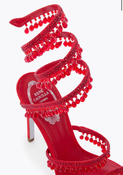 Talons Chandelier Rouge