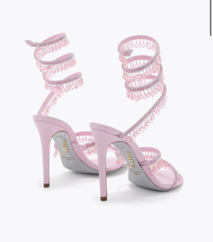 Talons Chandelier Rose Bonbon