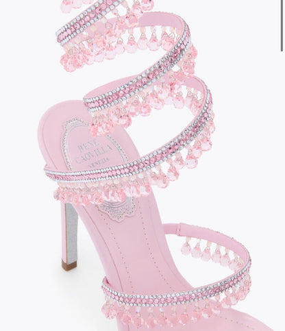 Talons Chandelier Rose Bonbon