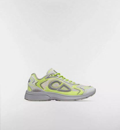 Dior B30 Countdown Tech Sneakers Fluo Yellow
