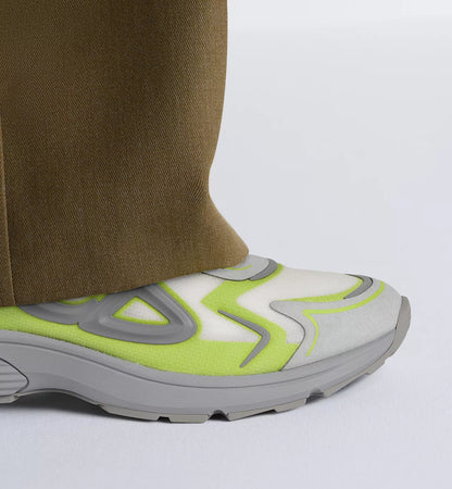 Dior B30 Countdown Tech Sneakers Fluo Yellow