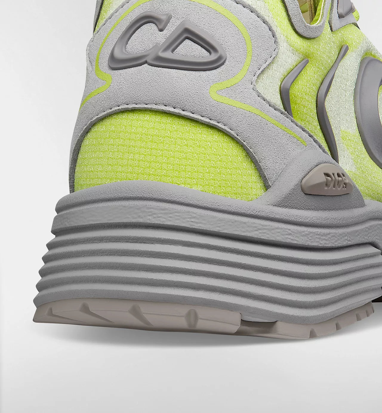 Dior B30 Countdown Tech Sneakers Fluo Yellow