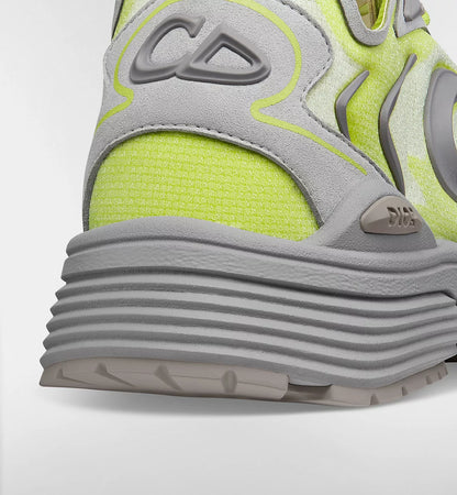 Dior B30 Countdown Tech Sneakers Fluo Yellow
