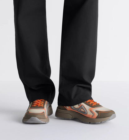 Dior B30 Countdown Tech Sneakers Orange