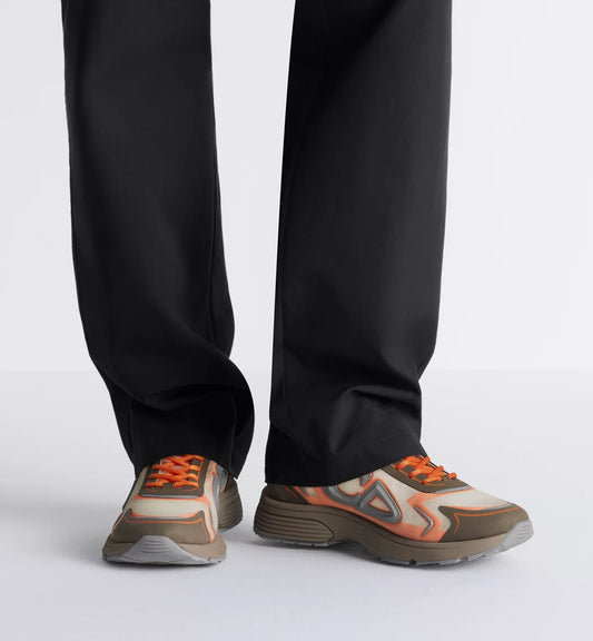 Dior B30 Countdown Tech Sneakers Orange
