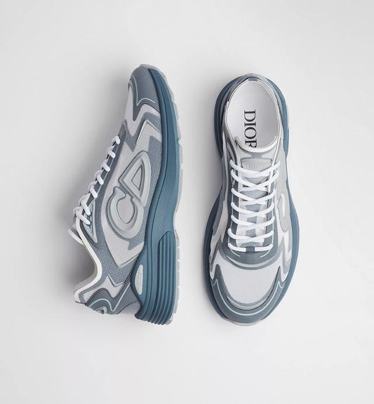 Dior B30 Countdown Tech Sneakers Bleu/Blanc