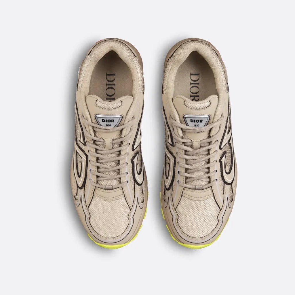 Dior B30 Countdown Sneakers Beige/Jaune
