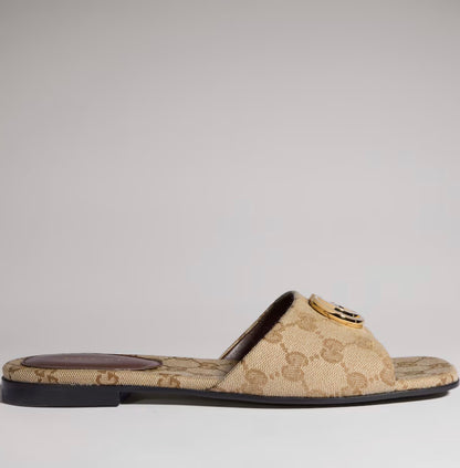 Sandales Mules Monogram Gucci