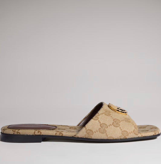 Sandales Mules Monogram Gucci