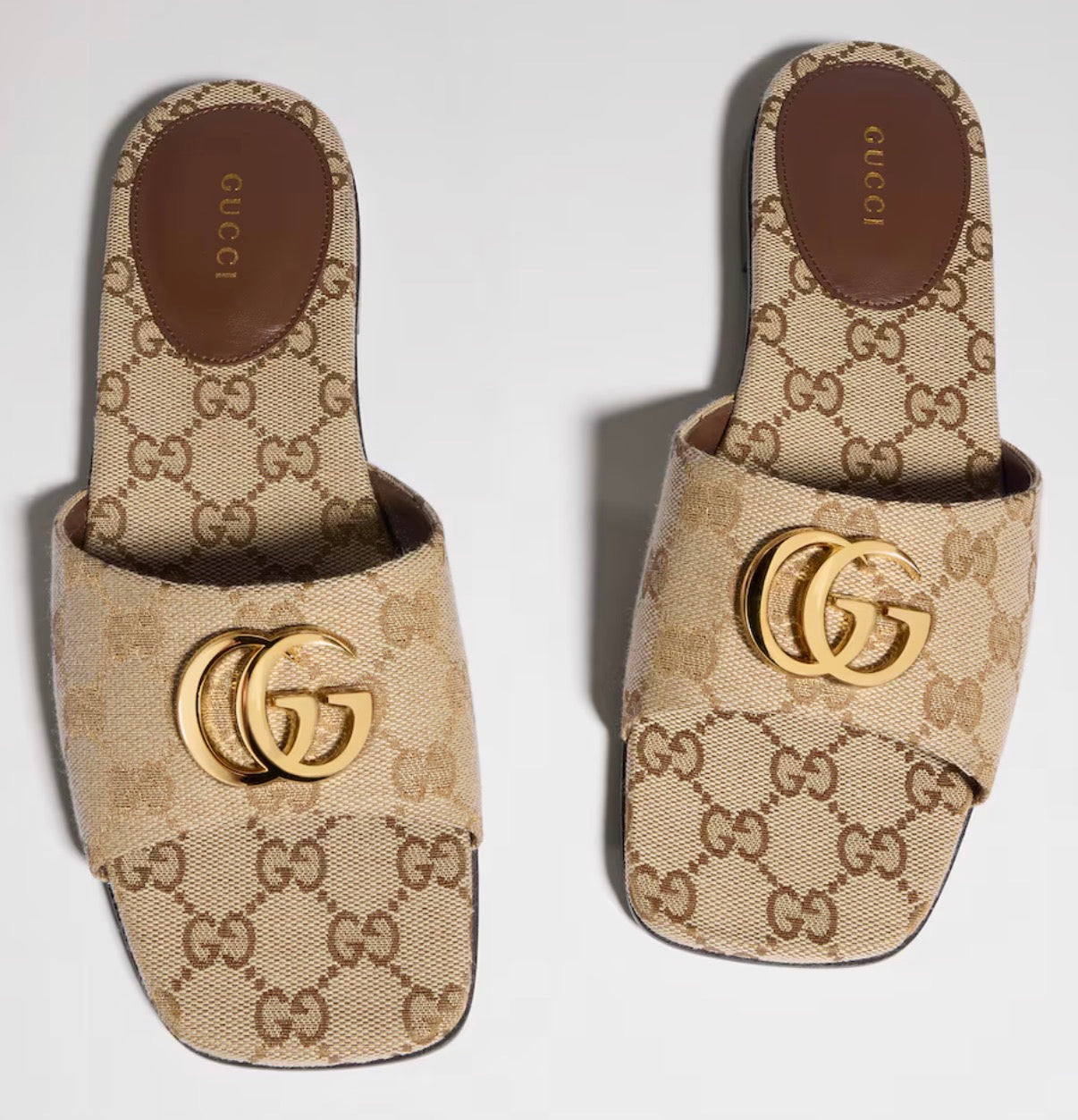 Sandales Mules Monogram Gucci