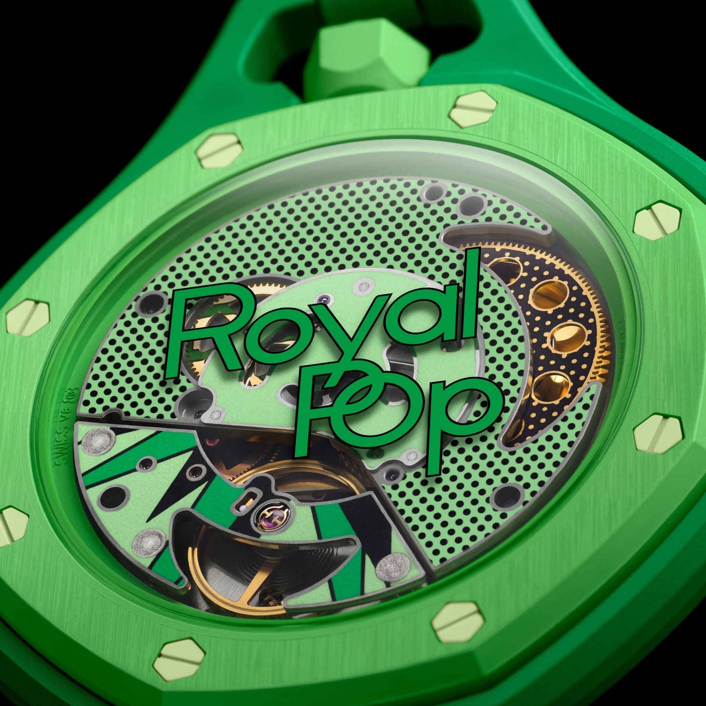 Montre AP x Swatch Royal Pop Green Eight