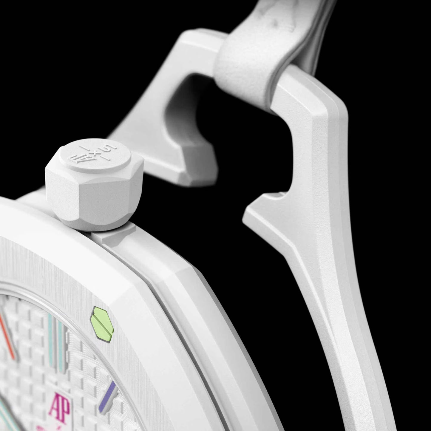 Montre AP x Swatch Royal Pop Huit Blanc