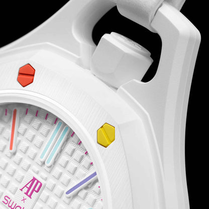 Montre AP x Swatch Royal Pop Huit Blanc