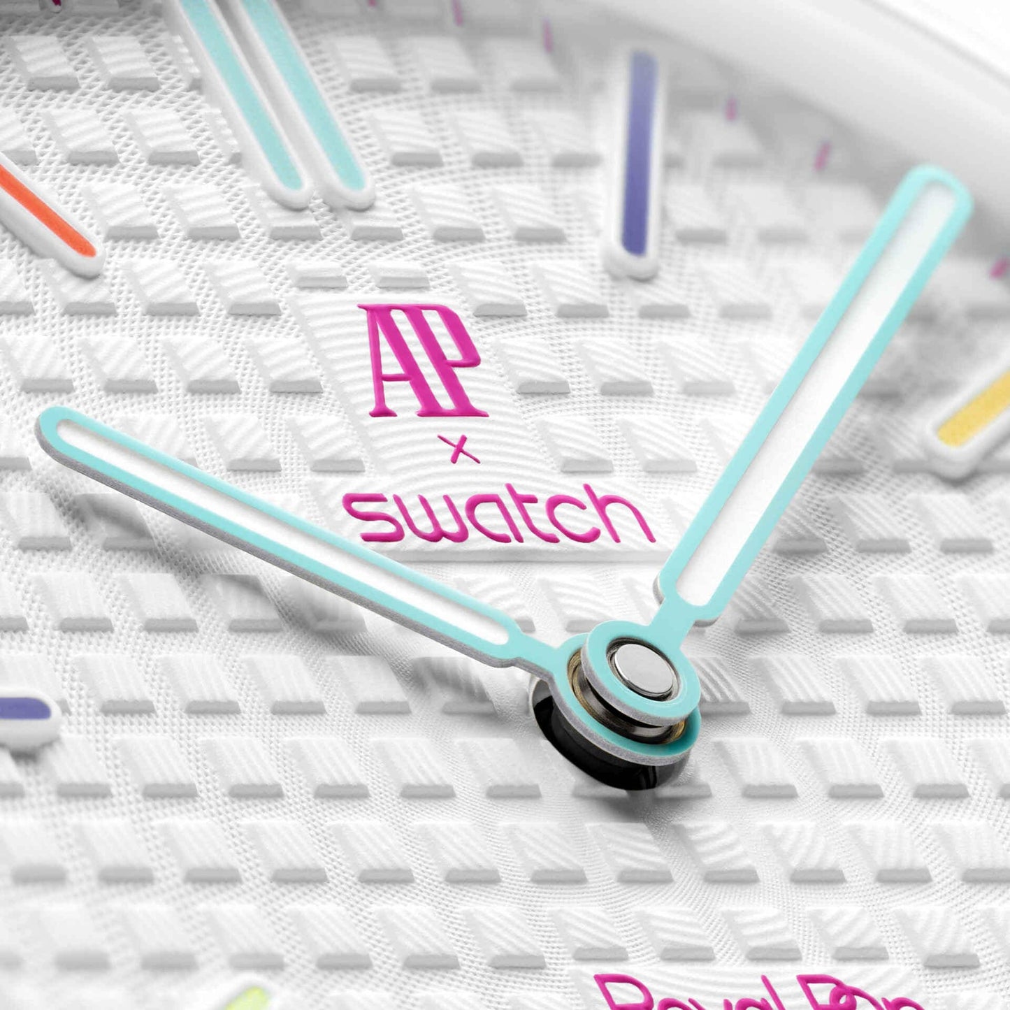 Montre AP x Swatch Royal Pop Huit Blanc